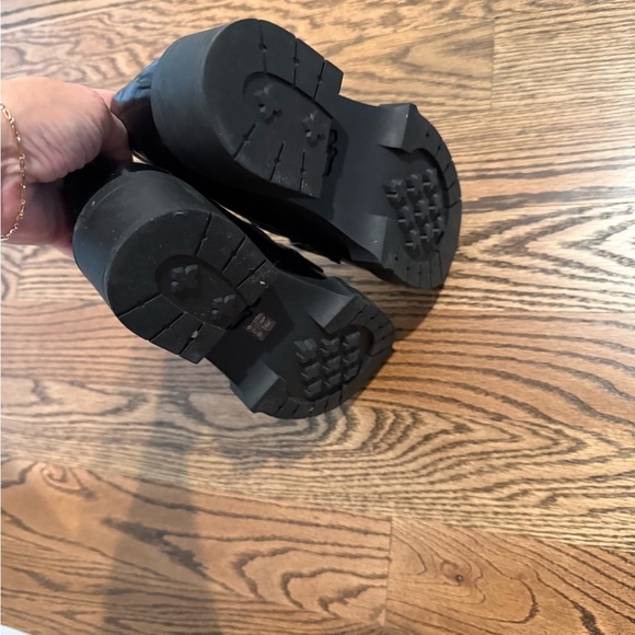 Coach Black Leather Loafers - Picture 6 of 7